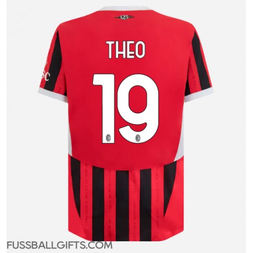 AC Milan Theo Hernandez #19 Fußballbekleidung Heimtrikot 2024-25 Kurzarm